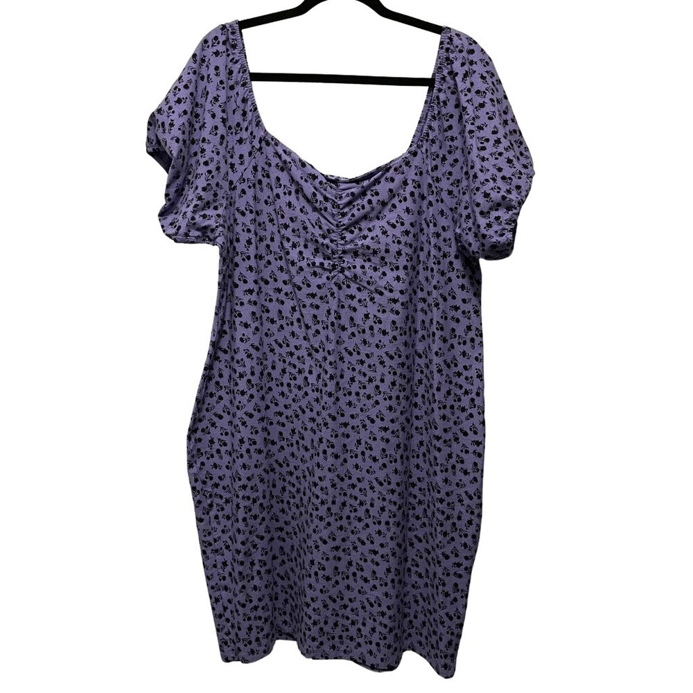 3X Torrid Betsey Johnson Mini Foxy Ruched Dress - Picture 5 of 10